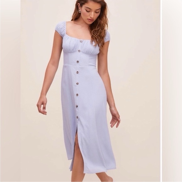 Astr Dresses & Skirts - Astr the Label Bonjour Button Front MIDI Dress - XS